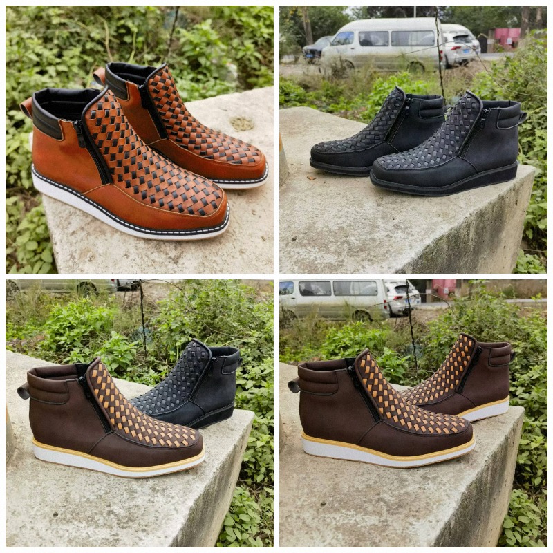 Mens Fashion Trends 2026 - Men's Trend Side Zipper Shoes Fashion