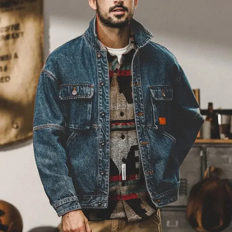 Denim Jacket Vintage - Winter 2025 Loose Cowboy Coat for