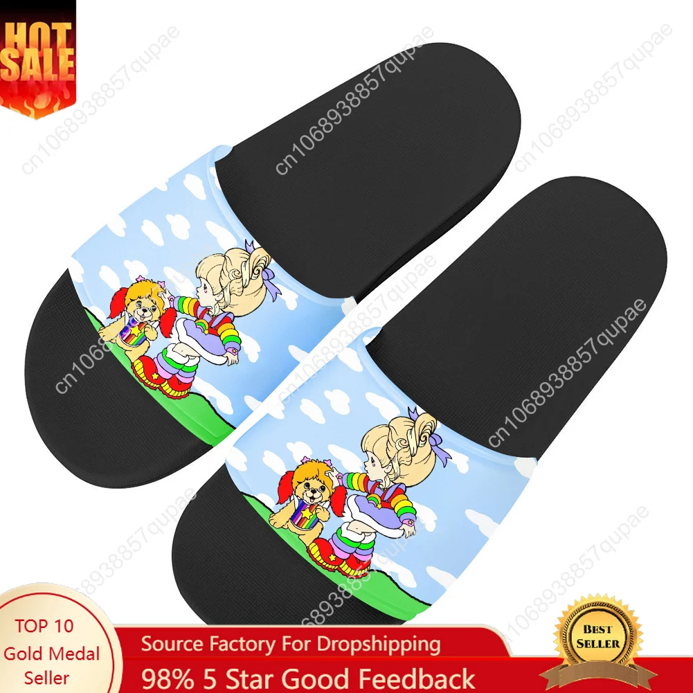 Mens Fashion Sandals - Rainbow Brite Slippers Home Slippers Cute