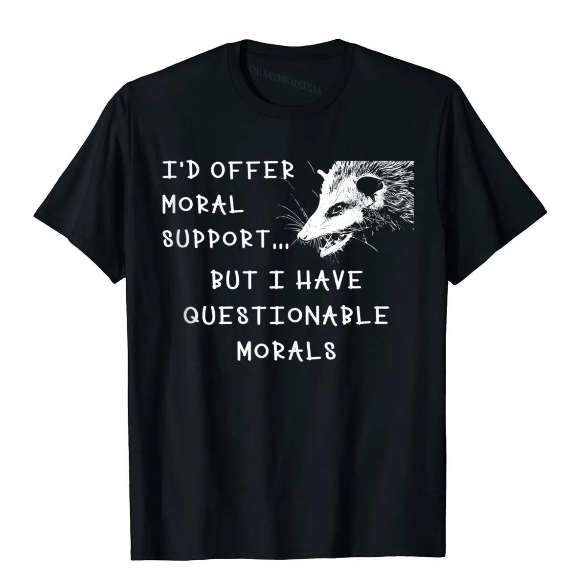 Men'S Fashion Questions - Opossum Meme Questionable Morals graphic print