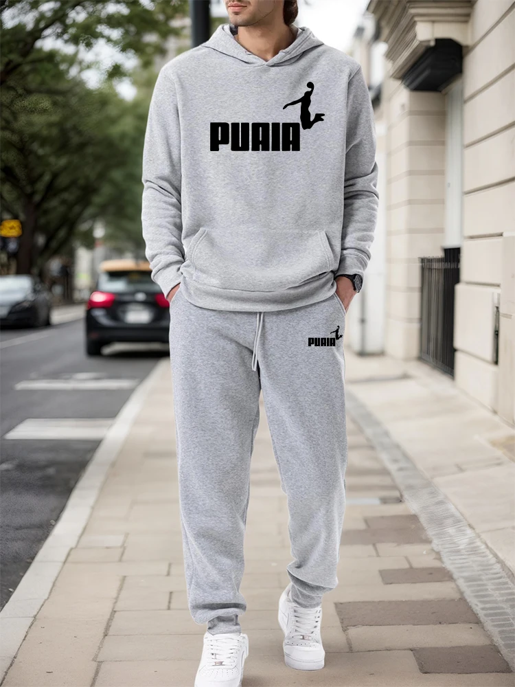 Mens Fashion Casual Outfits - Men's Set/Hoodie/Pants 2026 Fall Winter Casual