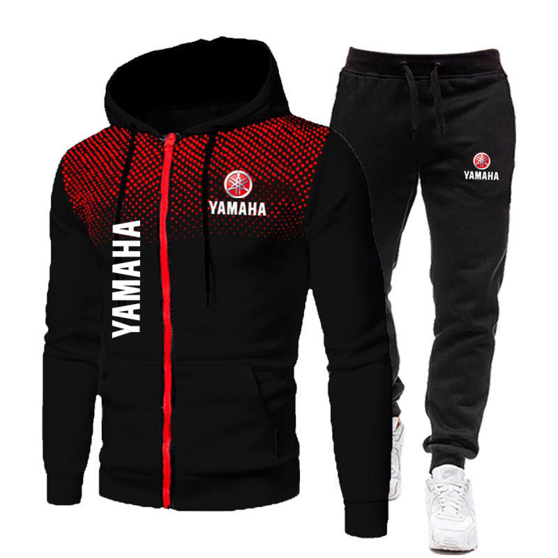 Mens Fashion Casual Outfits - Yamaha Men's Sets Logo Print Spring