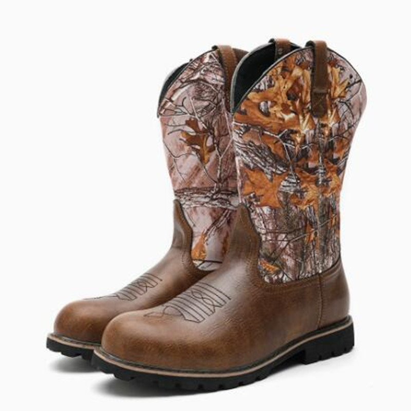 Men Fashion Vintage - Men's Boots Classic Handmade Embroidery Leather