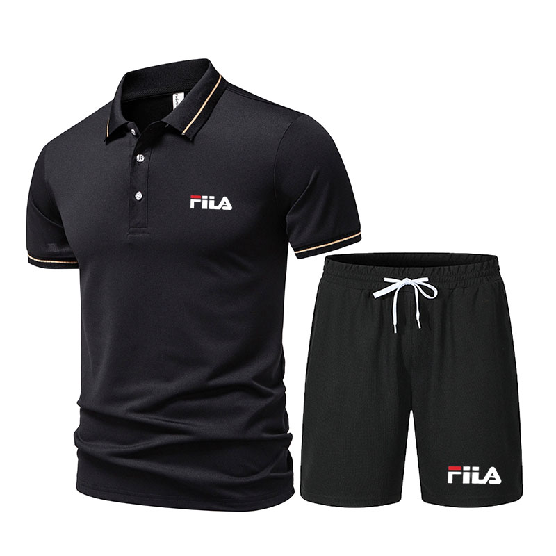 Men'S Fashion Polo Shirt - Men's Fashionable 2-Piece Sports Outfit Casual
