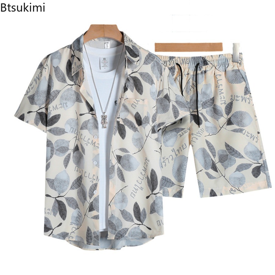 Mens Fashion Casual Outfits - 3D Printed Men's Short Sleeved Shirt