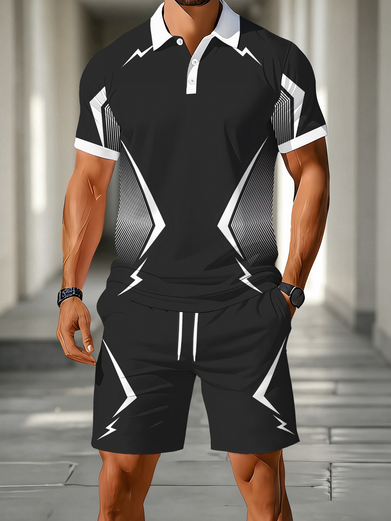 Men'S Fashion Polo Shirt - 2026 Summer American Men's Polo Shirt