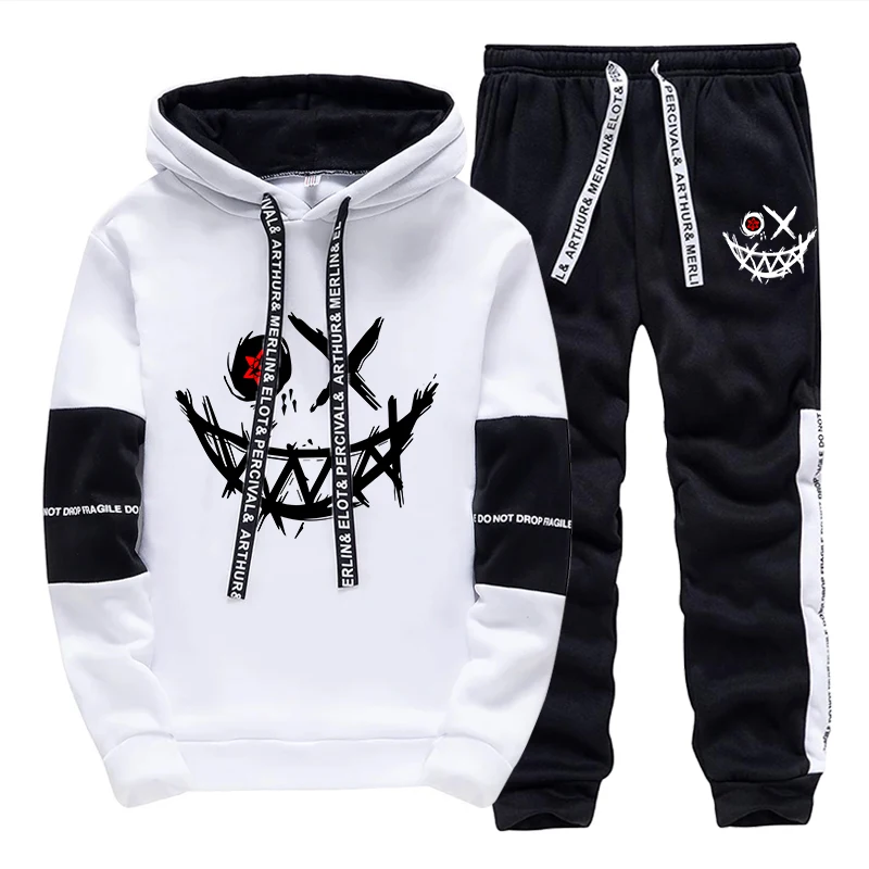 Mens Fashion Casual Outfits - Men's Set/Hoodie/Pants 2026 Autumn Daily Casual
