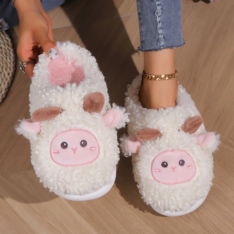 Mens Fashion Sandals - Winter Lovely Little Sheep Slippers For