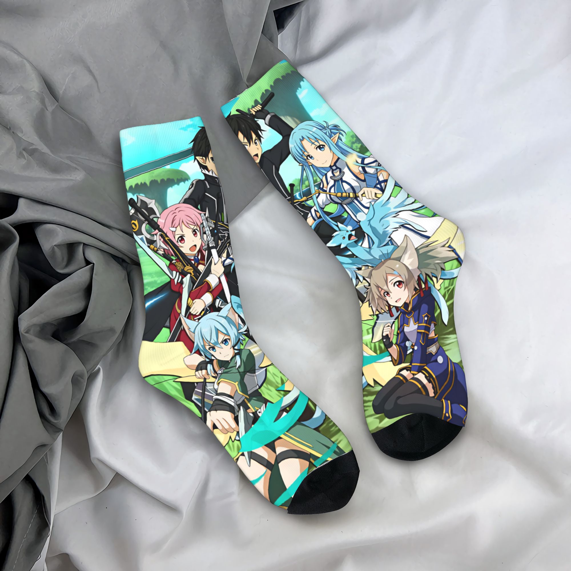 Men'S Fashion Online - Sword Art Online Socks Fashion Stockings