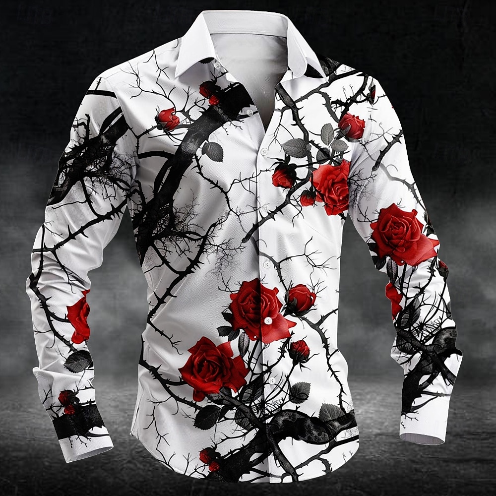 Mens Fashion Casual Outfits - Fashion plum blossom pattern 3d Print