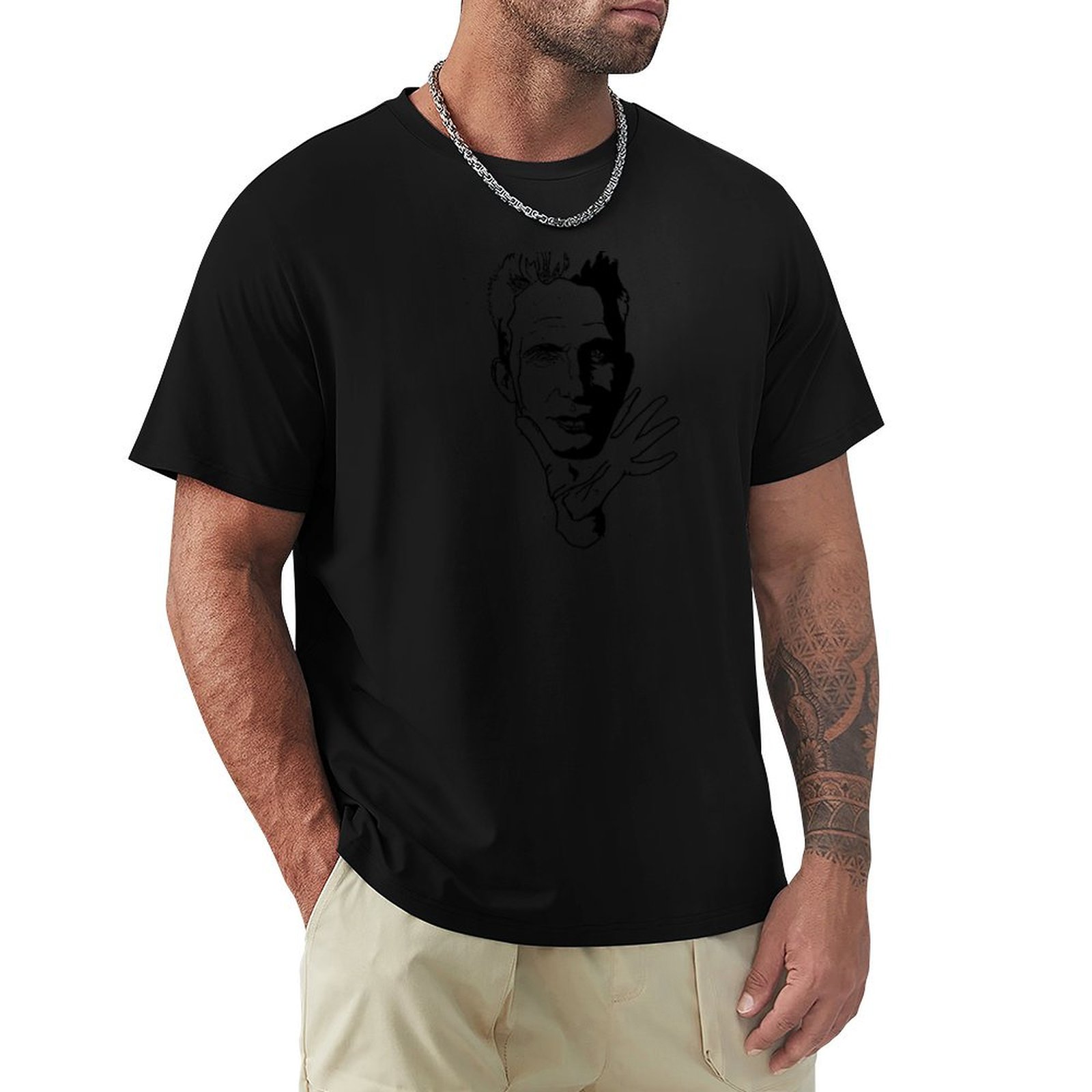 Jeans Shirt Fashion For Men - Jean Paul Gaultier Digitalized Sketch Drawing
