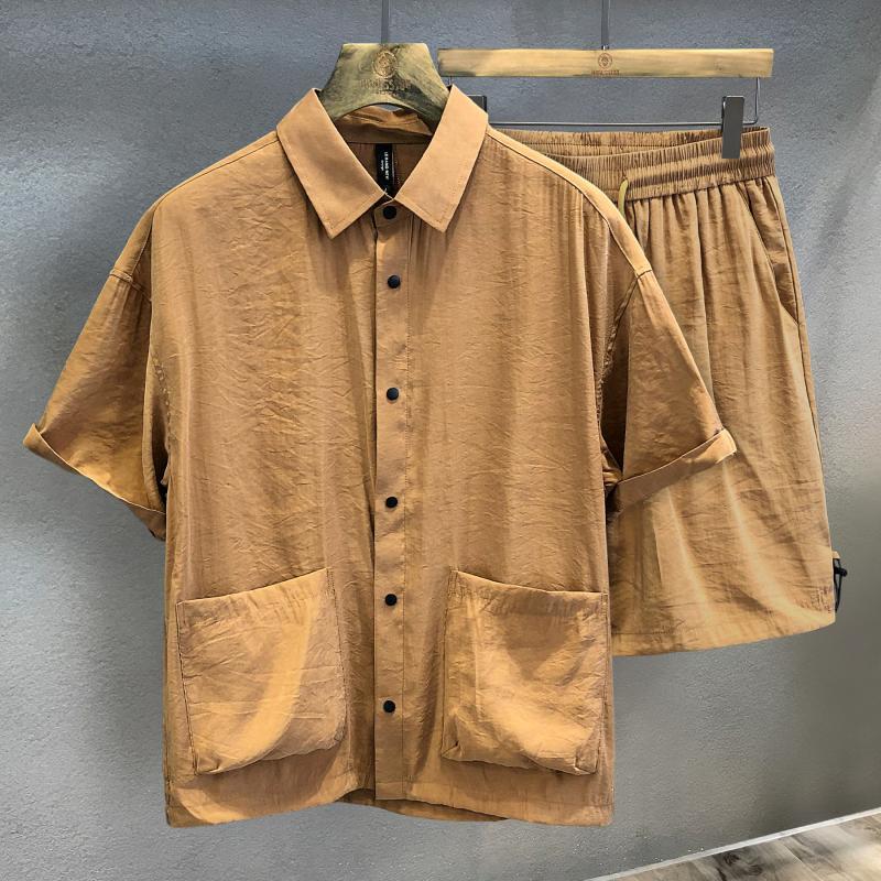 Mens Fashion Casual Outfits - Ice Silk Cooling Fabric Men's Summer