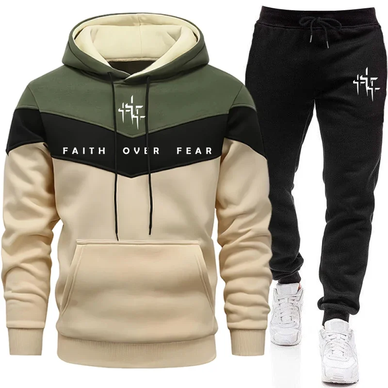 Faith Over Fear Men's Tracksui - đánh giá và giá Mens Fashion Casual Outfits