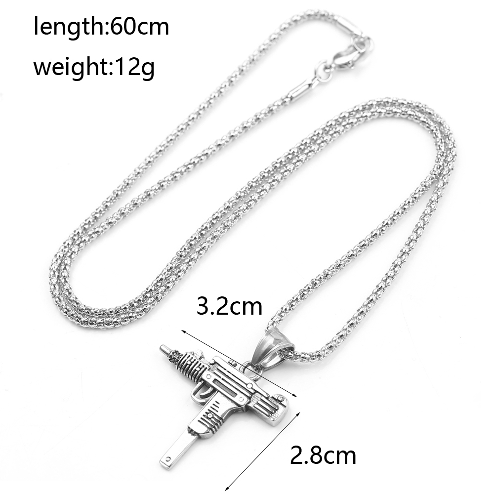 Punk Uzi Pistol Machine Gun Ne - đánh giá và giá Men'S Fashion Accessories
