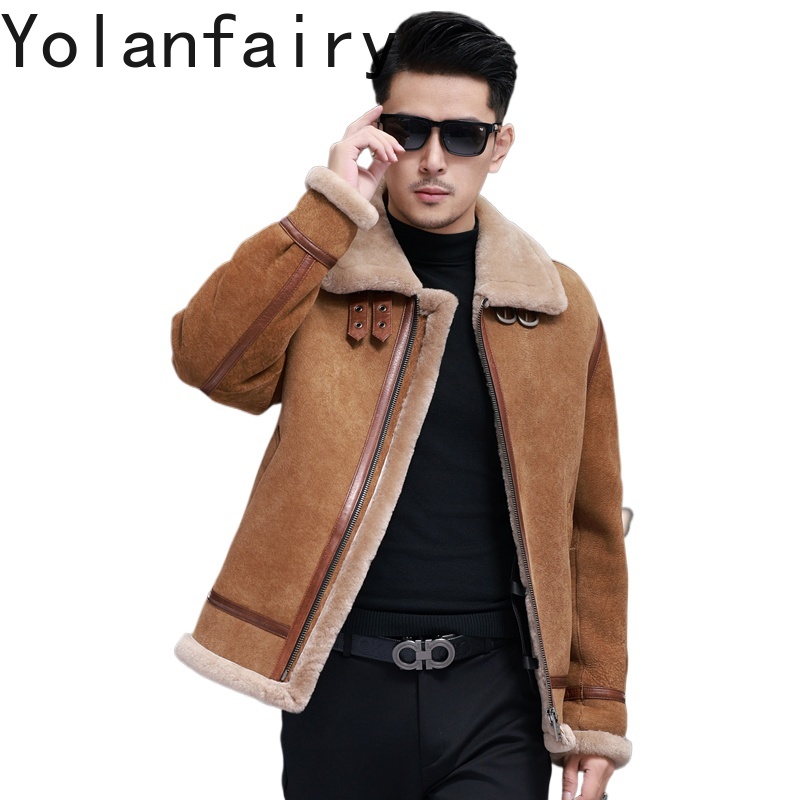 YOLANFAIRY High Quality Real S - đánh giá và giá Men'S Fashion Leather Jacket
