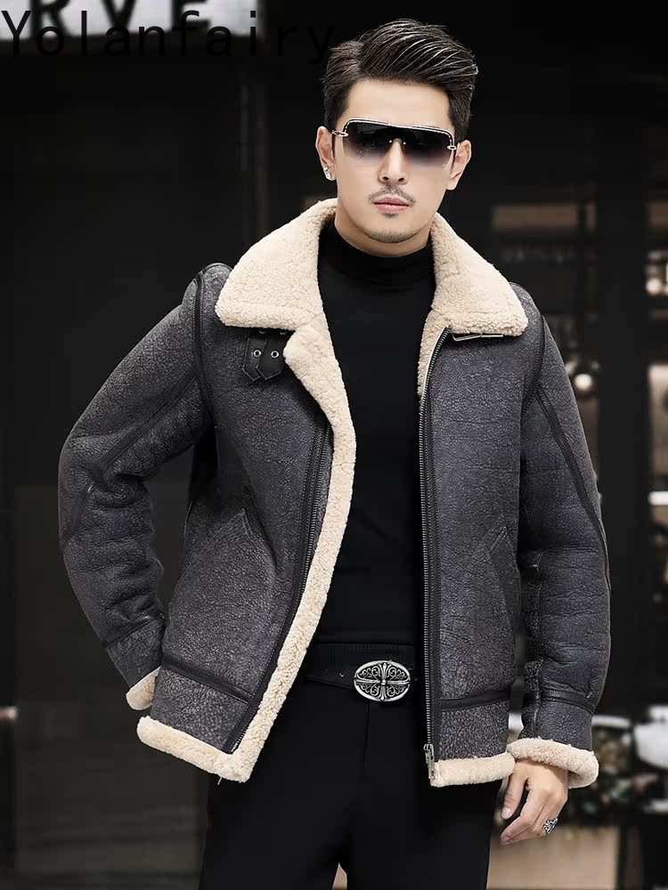 YOLANFAIRY Real Leather Jacket - đánh giá và giá Men'S Fashion Leather Jacket