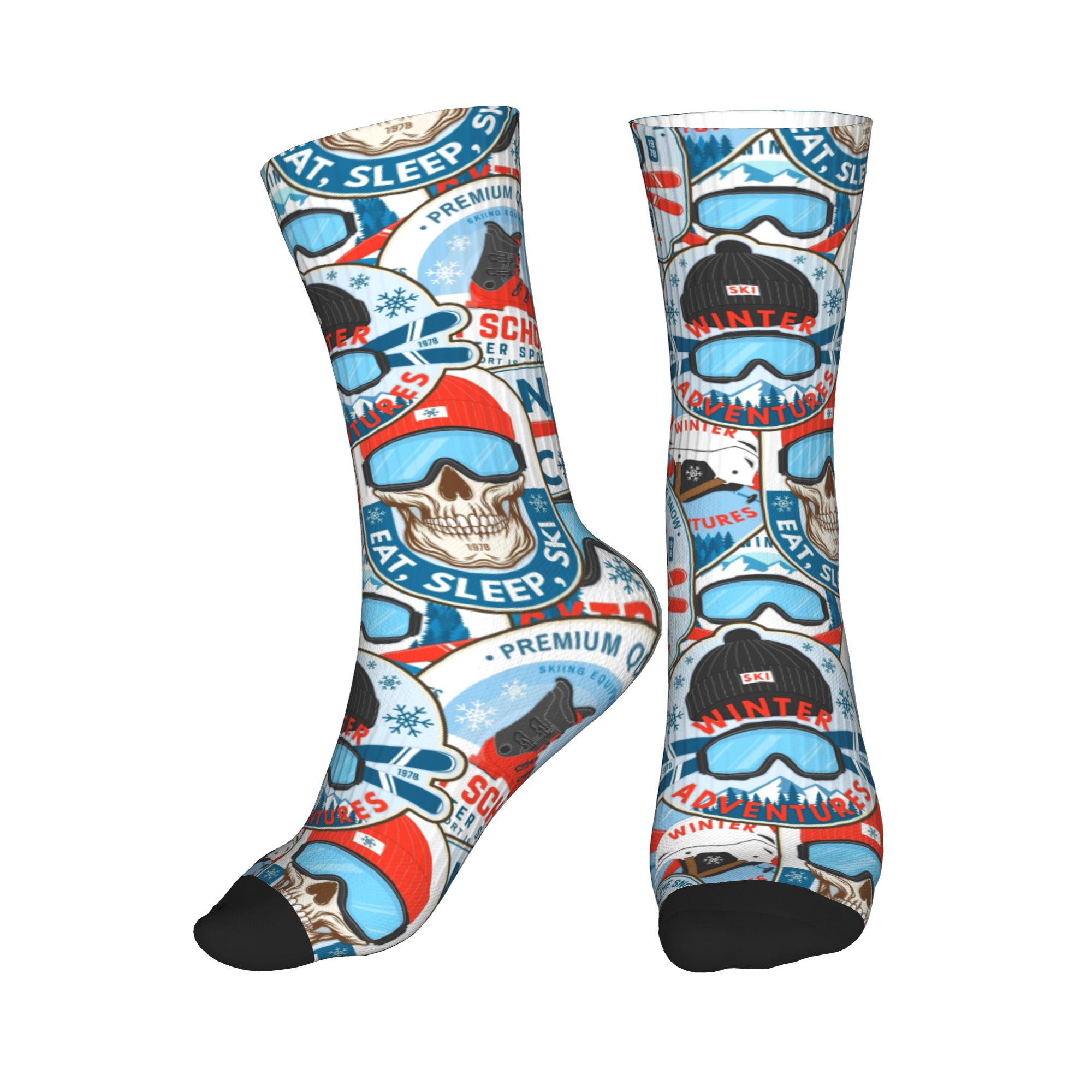 Vintage Red Blue Ski Club Seam - đánh giá và giá Men Fashion Vintage