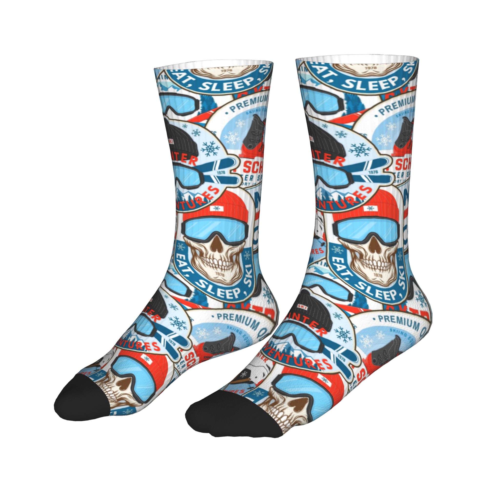 Vintage Red Blue Ski Club Seam - đánh giá và giá Men Fashion Vintage