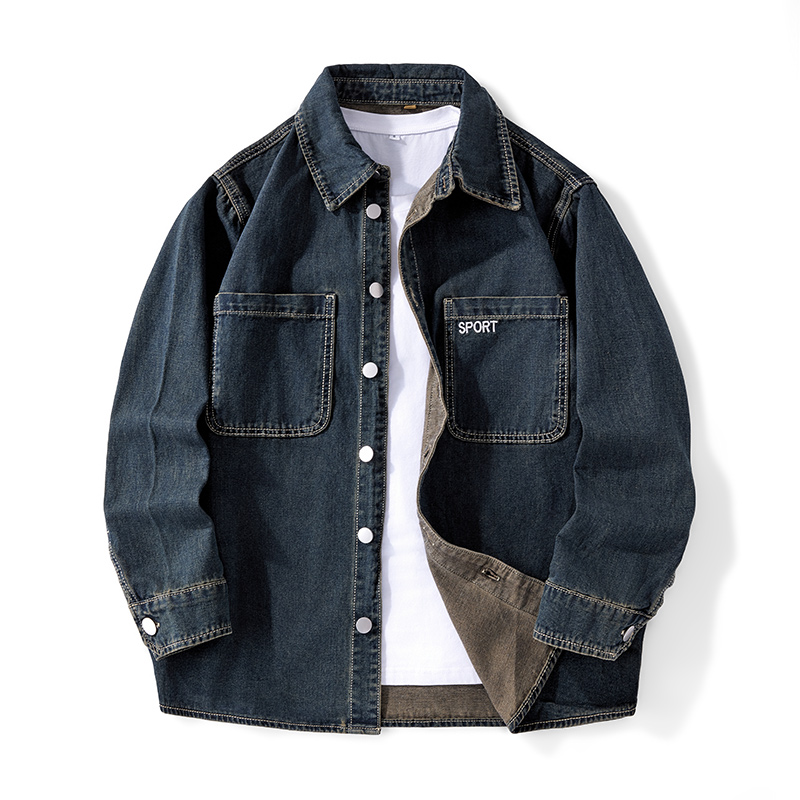 Heavy Duty Washed Denim Jacket - đánh giá và giá Denim Jacket Vintage