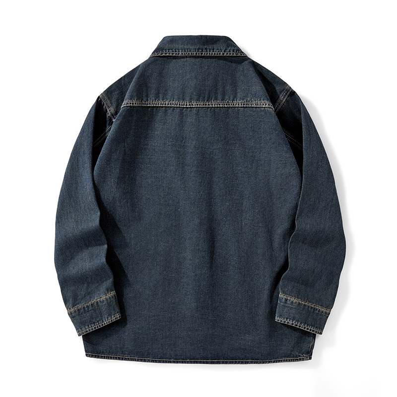 Heavy Duty Washed Denim Jacket - đánh giá và giá Denim Jacket Vintage