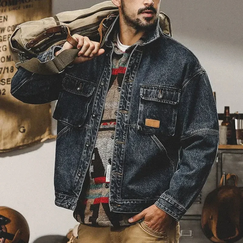 Winter 2025 Loose Cowboy Coat  - đánh giá và giá Denim Jacket Vintage