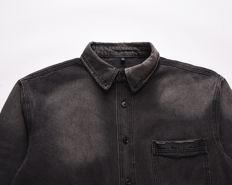 Men's High Street Ripped Jeans - đánh giá và giá Denim Jacket Vintage