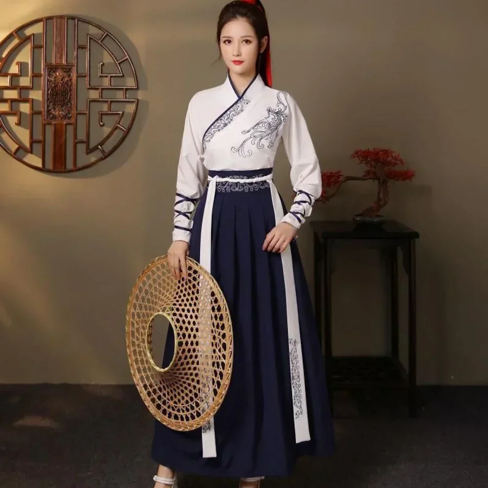 Modern Hanfu Women Top Skirt 2 - đánh giá và giá Men Fashion Vintage