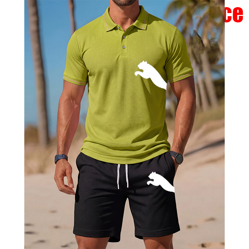 Men's Casual Short-Sleeved Pol - đánh giá và giá Men'S Fashion Polo Shirt