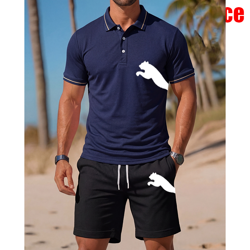 Men's Casual Short-Sleeved Pol - đánh giá và giá Men'S Fashion Polo Shirt