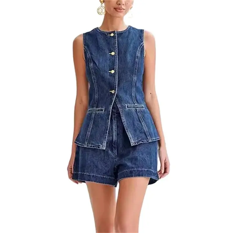 2024 Vintage Casual Denim Suit - đánh giá và giá Denim Jacket Vintage