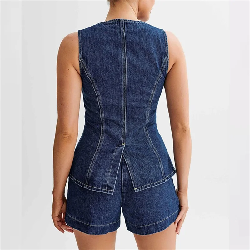 2024 Vintage Casual Denim Suit - đánh giá và giá Denim Jacket Vintage