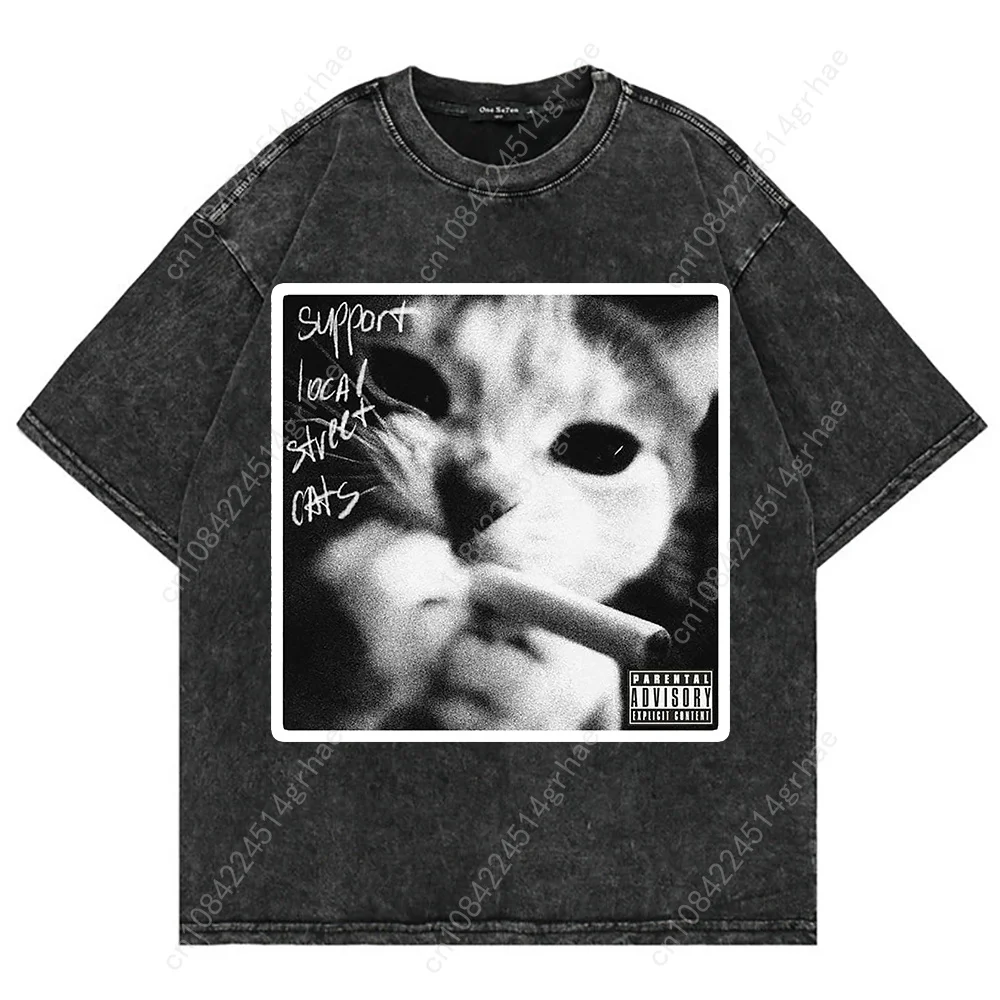 100% Cotton Vintage Washed Y2k - đánh giá và giá Men'S Fashion V Neck T Shirts