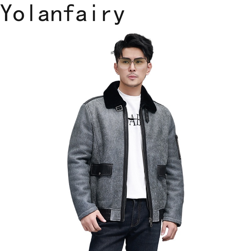 YOLANFAIRY Short Natural Fur C - đánh giá và giá Men'S Fashion Leather Jacket