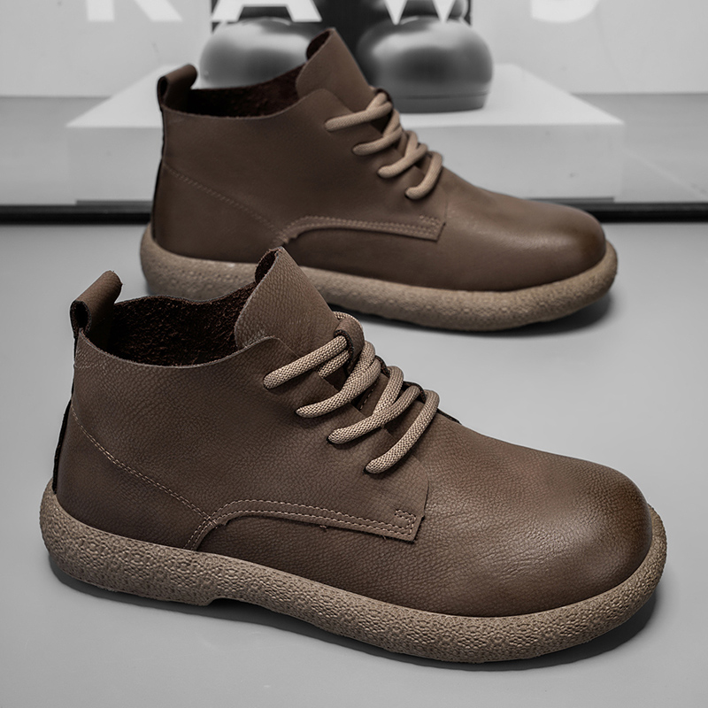 Men Ankle Boots Brown Short Bo - đánh giá và giá Chelsea Boots Men