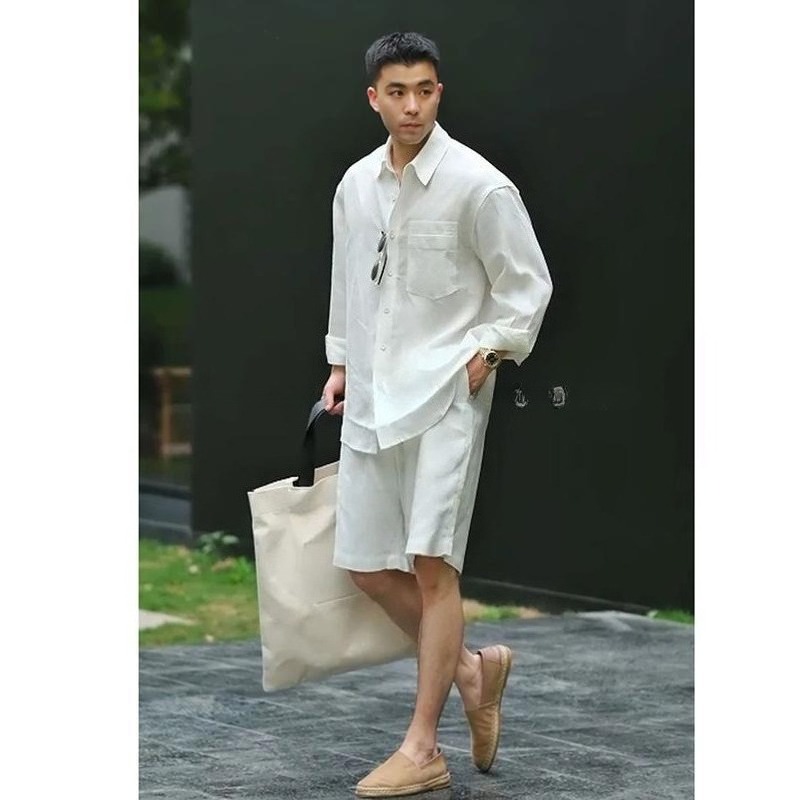 Summer Casual Set Lyocell Line - đánh giá và giá Mens Fashion Trends 2026
