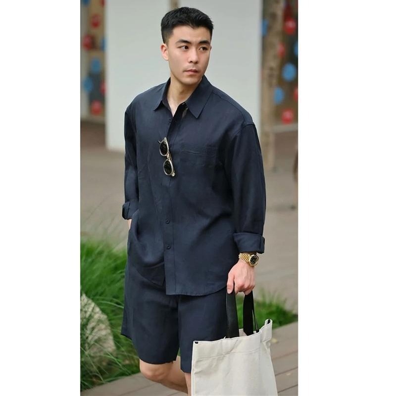 Summer Casual Set Lyocell Line - đánh giá và giá Mens Fashion Trends 2026