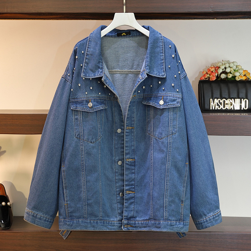 Plus Size XXL-6XL Denim Jacket - đánh giá và giá Denim Jacket Vintage