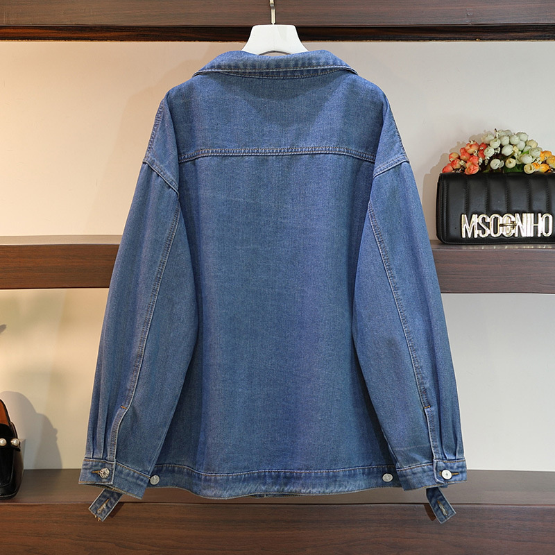 Plus Size XXL-6XL Denim Jacket - đánh giá và giá Denim Jacket Vintage