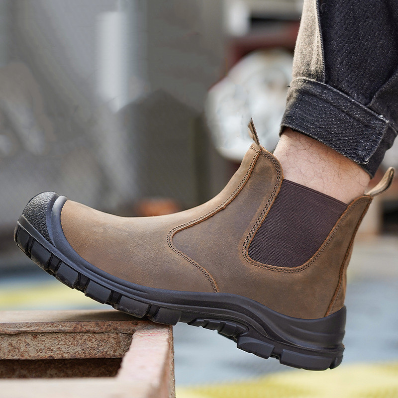 large size men's fashion steel - đánh giá và giá Chelsea Boots Men