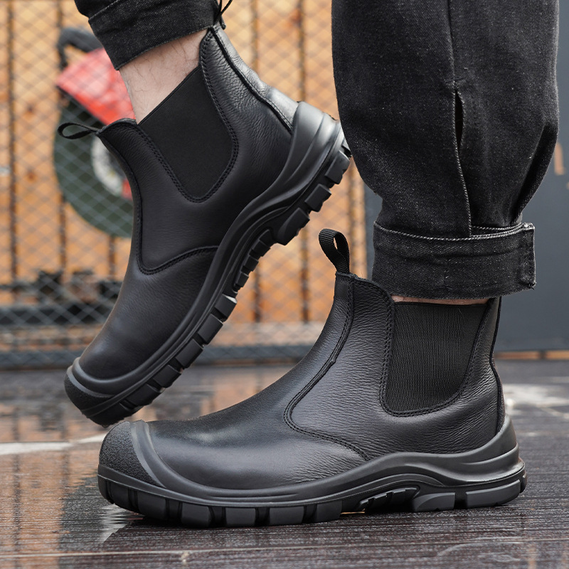 large size men's fashion steel - đánh giá và giá Chelsea Boots Men