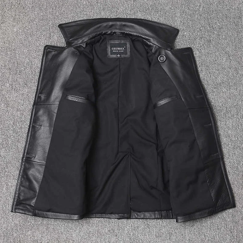 Genuine Leather Jacket Men's T - đánh giá và giá Men'S Fashion Leather Jacket