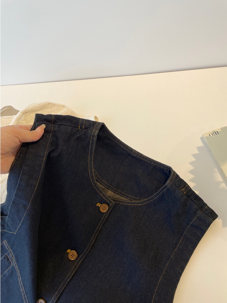 plus Size Denim Vest Women's L - đánh giá và giá Denim Jacket Vintage