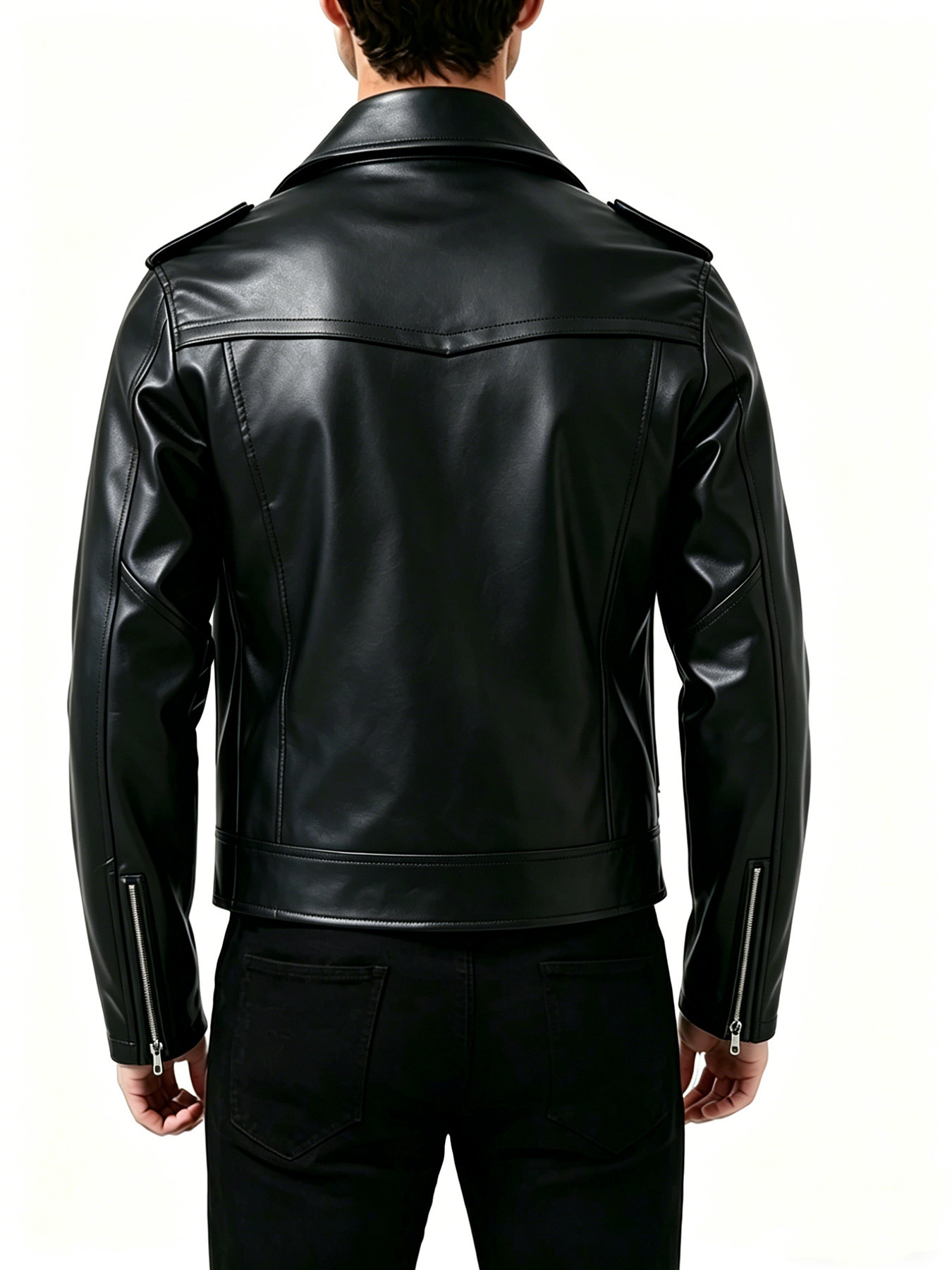 Casual Men's Jacket Zipper Sli - đánh giá và giá Men'S Fashion Leather Jacket