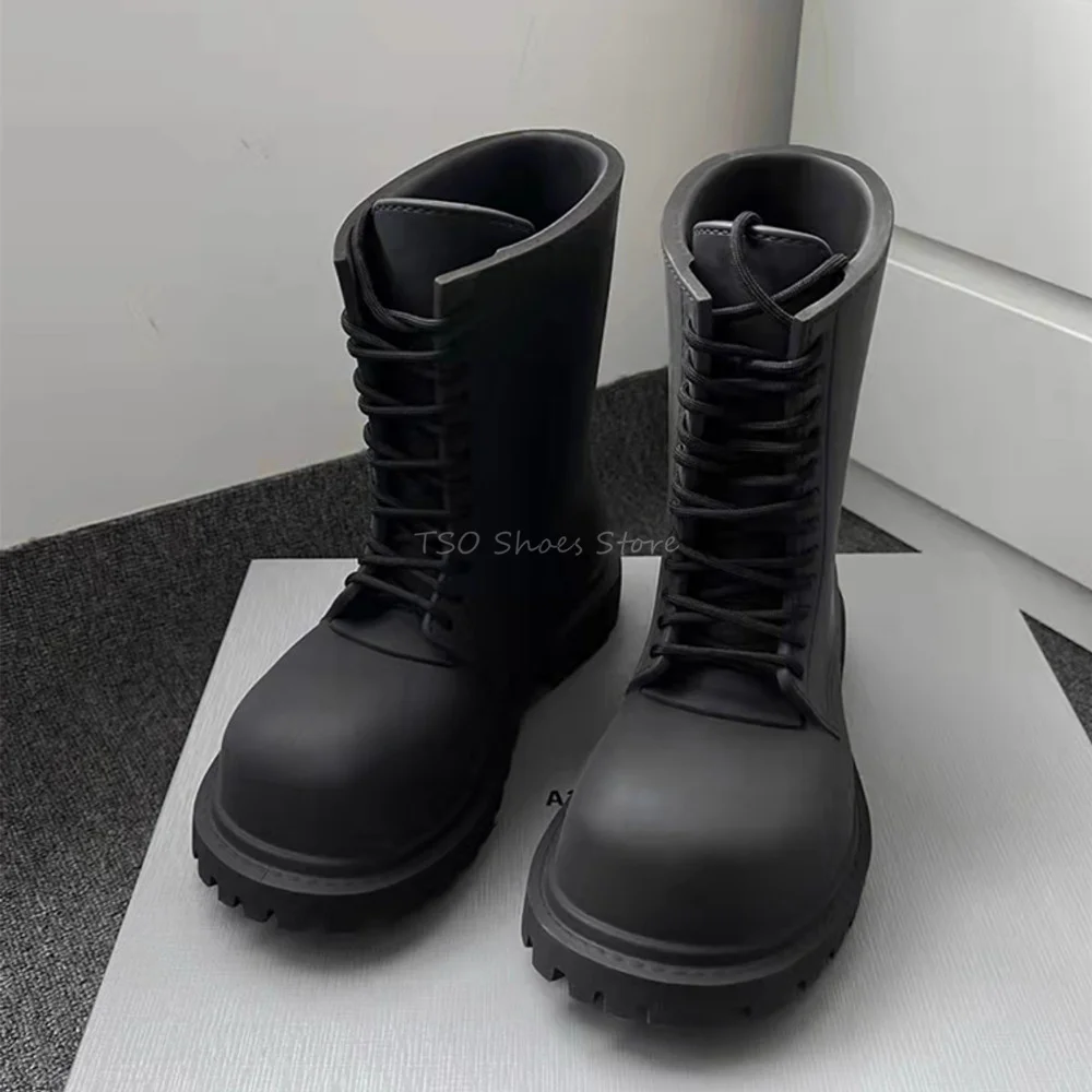 Thick Bottom Black Boots for M - đánh giá và giá Chelsea Boots Men