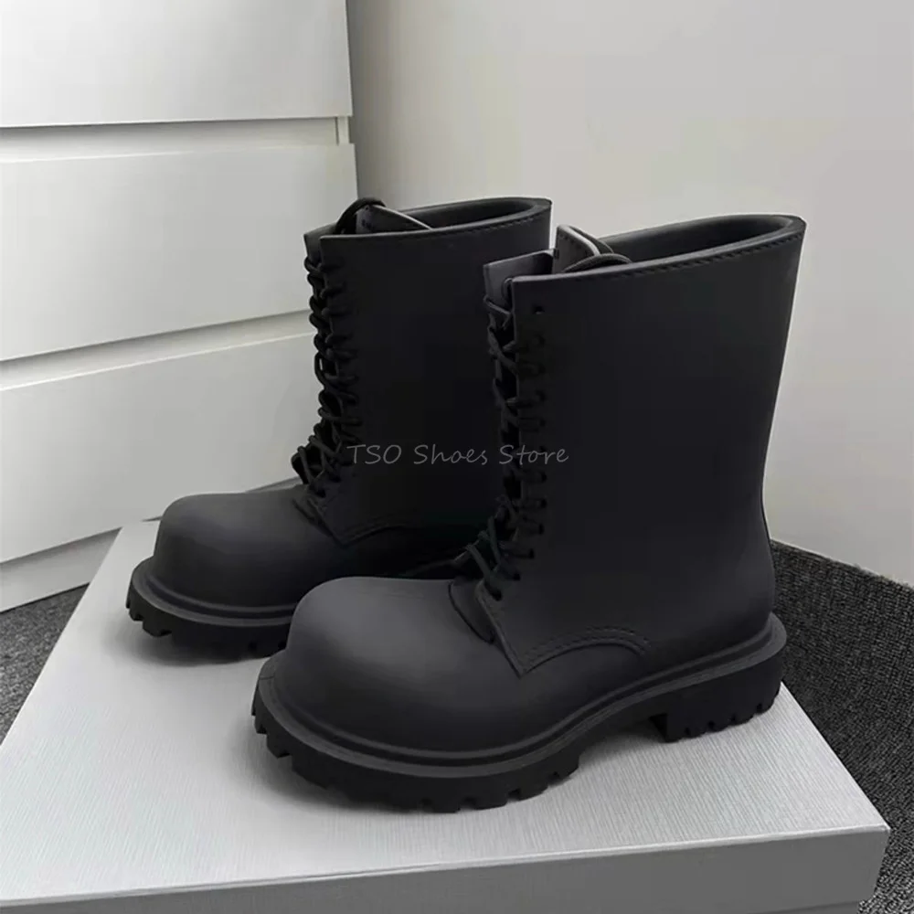 Thick Bottom Black Boots for M - đánh giá và giá Chelsea Boots Men