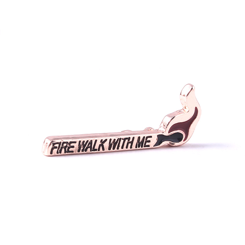 Twin Peaks Enamel Badge Brooch - đánh giá và giá Jeans Shirt Fashion For Men