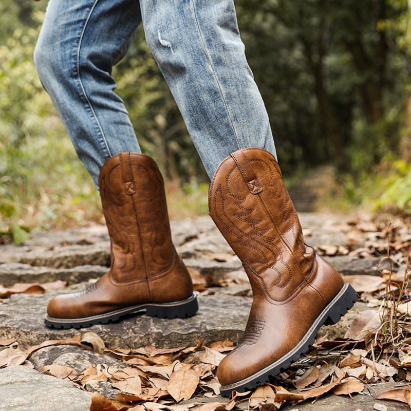 Men's Boots Classic Handmade E - đánh giá và giá Men Fashion Vintage