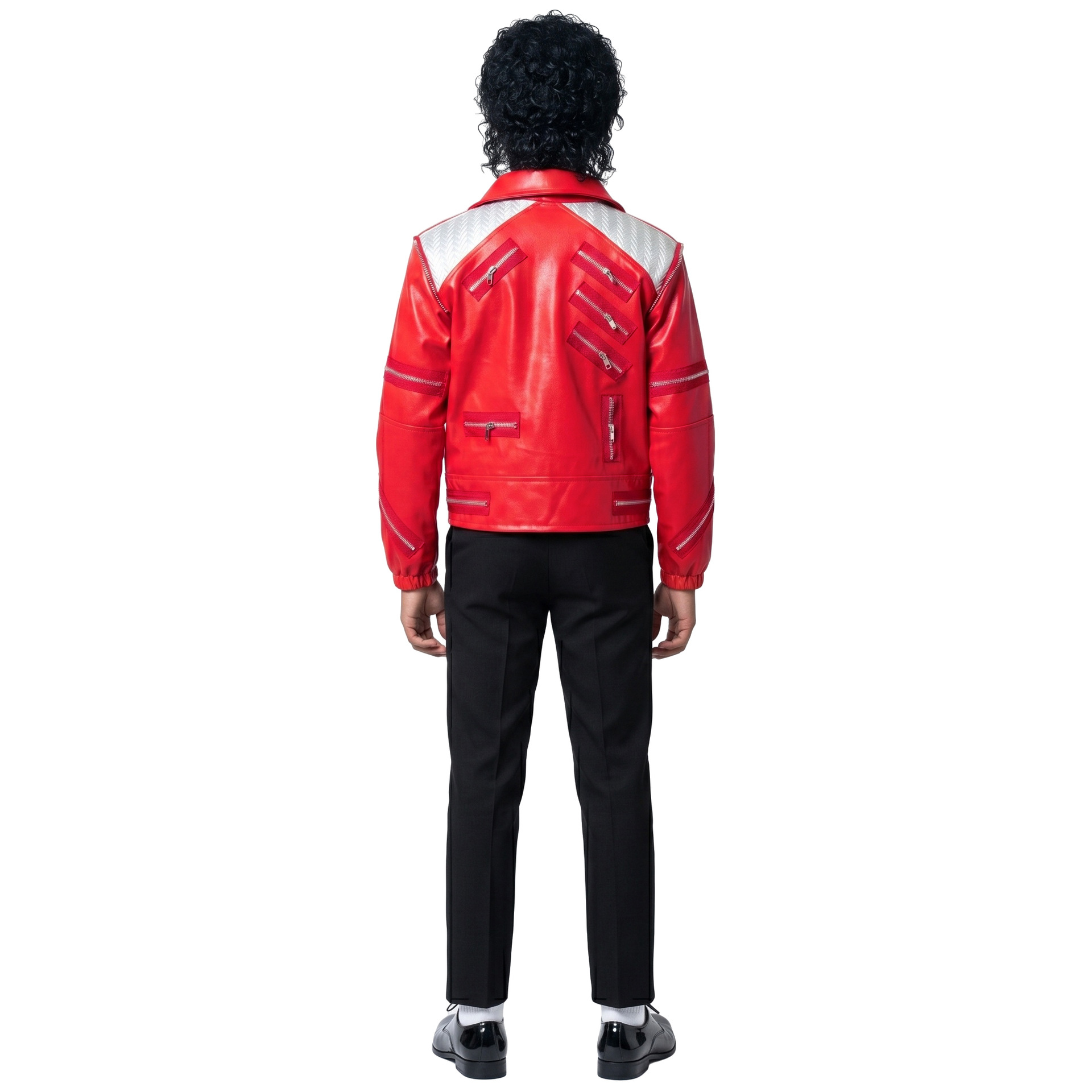 80s Retro Pop Star Costume Mic - đánh giá và giá Men'S Fashion Leather Jacket