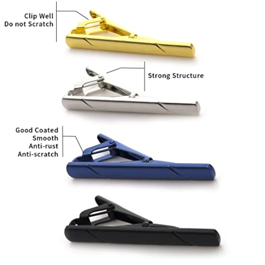 4Pcs Tie Clips For Men Tie Bar - đánh giá và giá Men'S Fashion Accessories