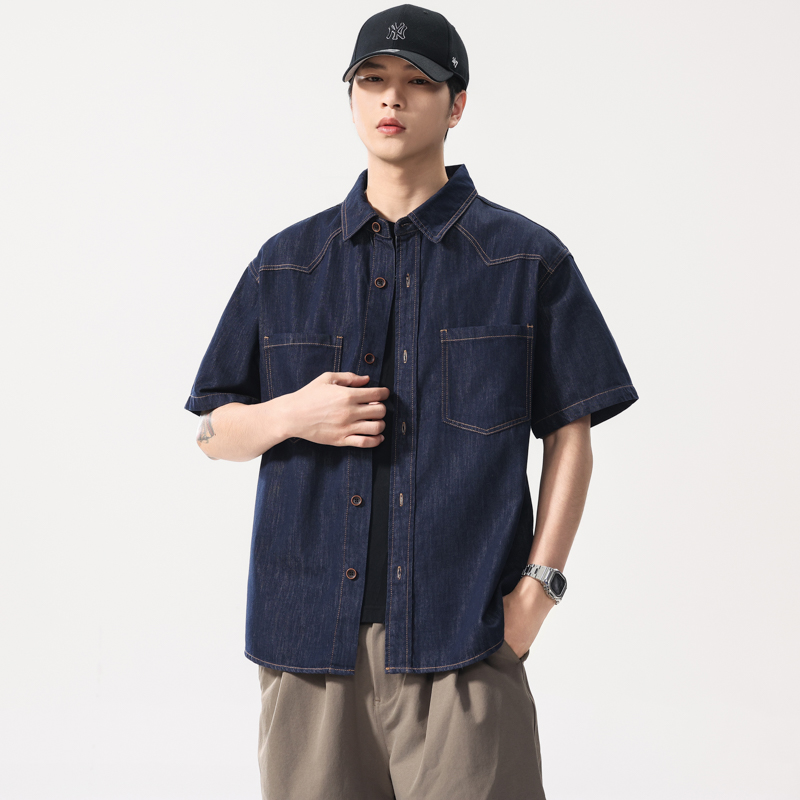 Summer Lightweight Thin Denim  - đánh giá và giá Jeans Shirt Fashion For Men